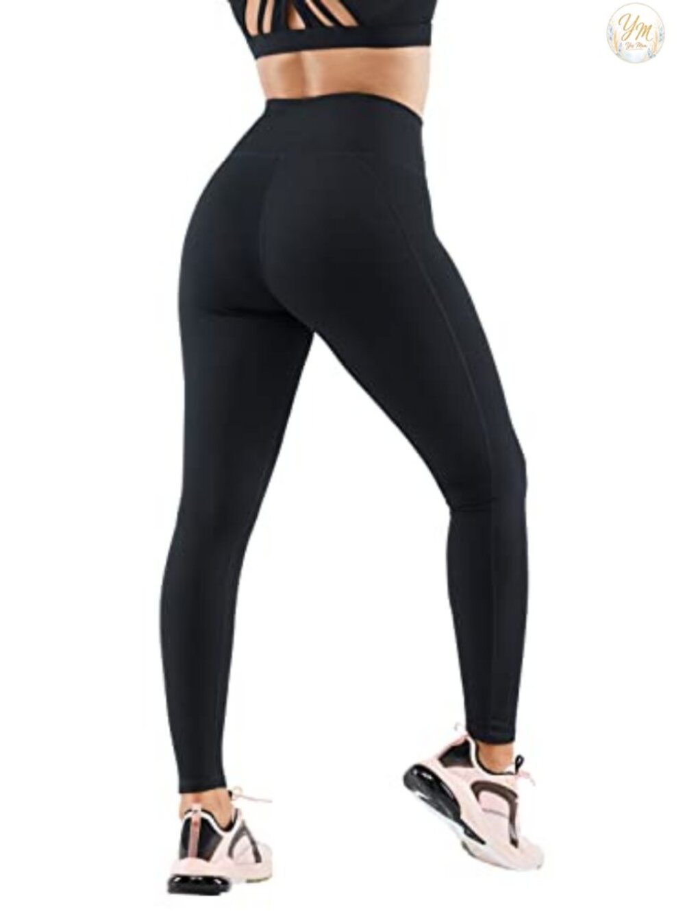 High-Waisted Compression Leggings with Pocket Active Yoga Running